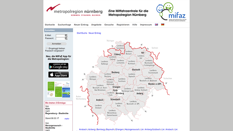 MiFaZ der Metropolregion Nürnberg